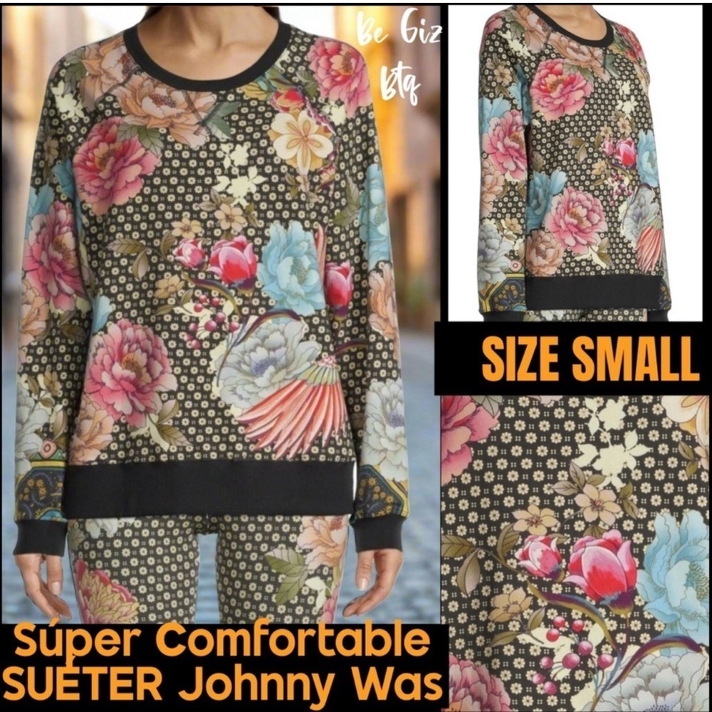 🔥🔥🔥ONE ITEM DEAL OF THE DAY JOHNNY WAS SWEATER  SMALL Reduced Buy Now & Save
